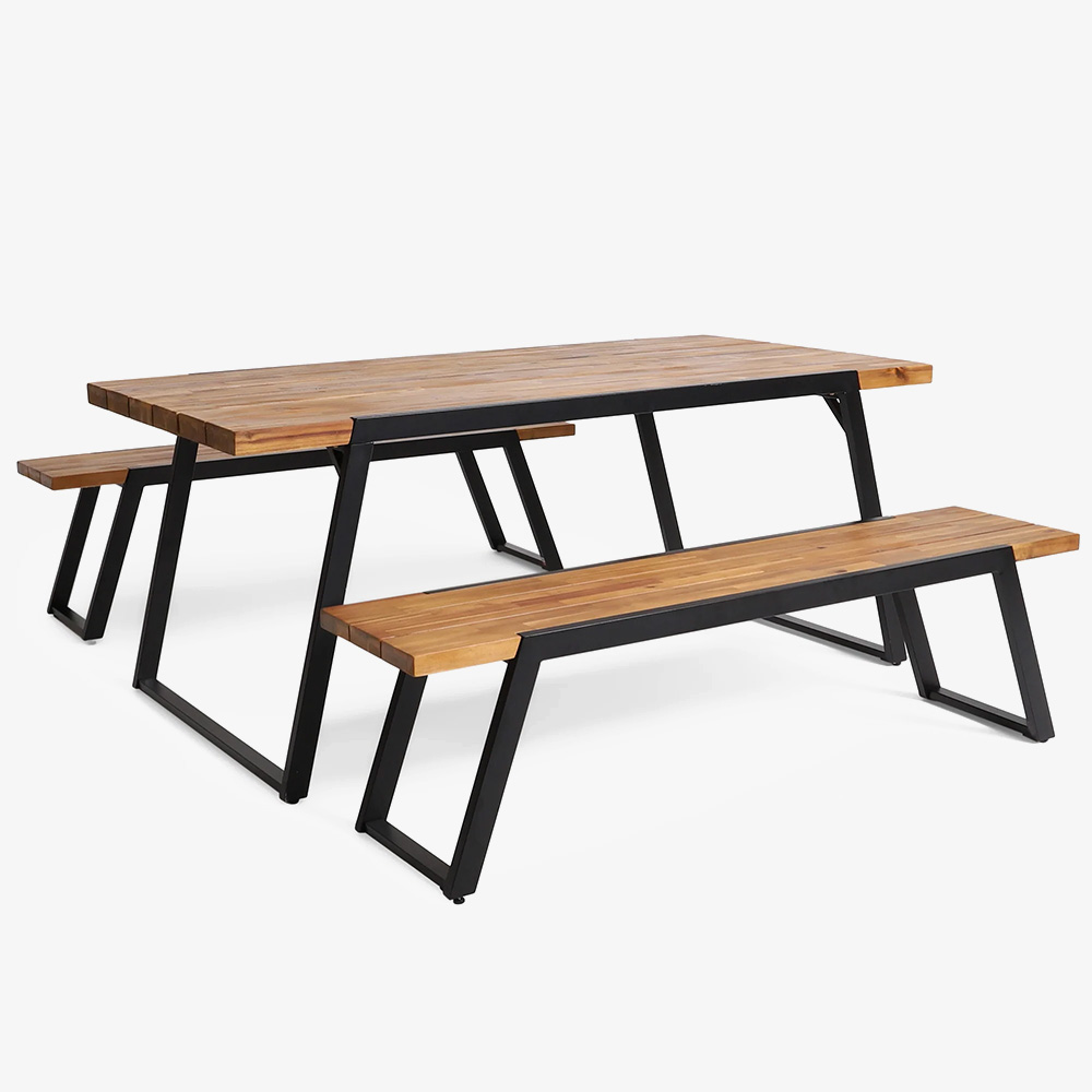 cesta-bench-set-black