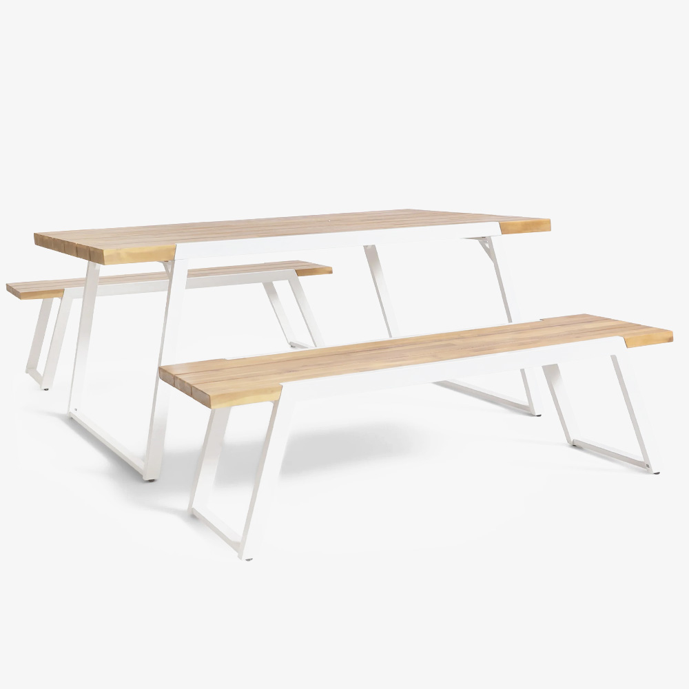 cesta-bench-set-white